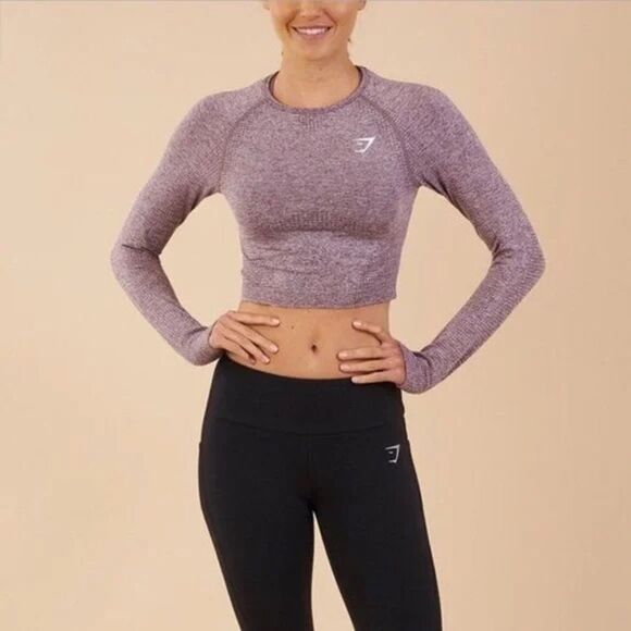 Gymshark Tops - Gymshark Seamless Long Sleeve Top